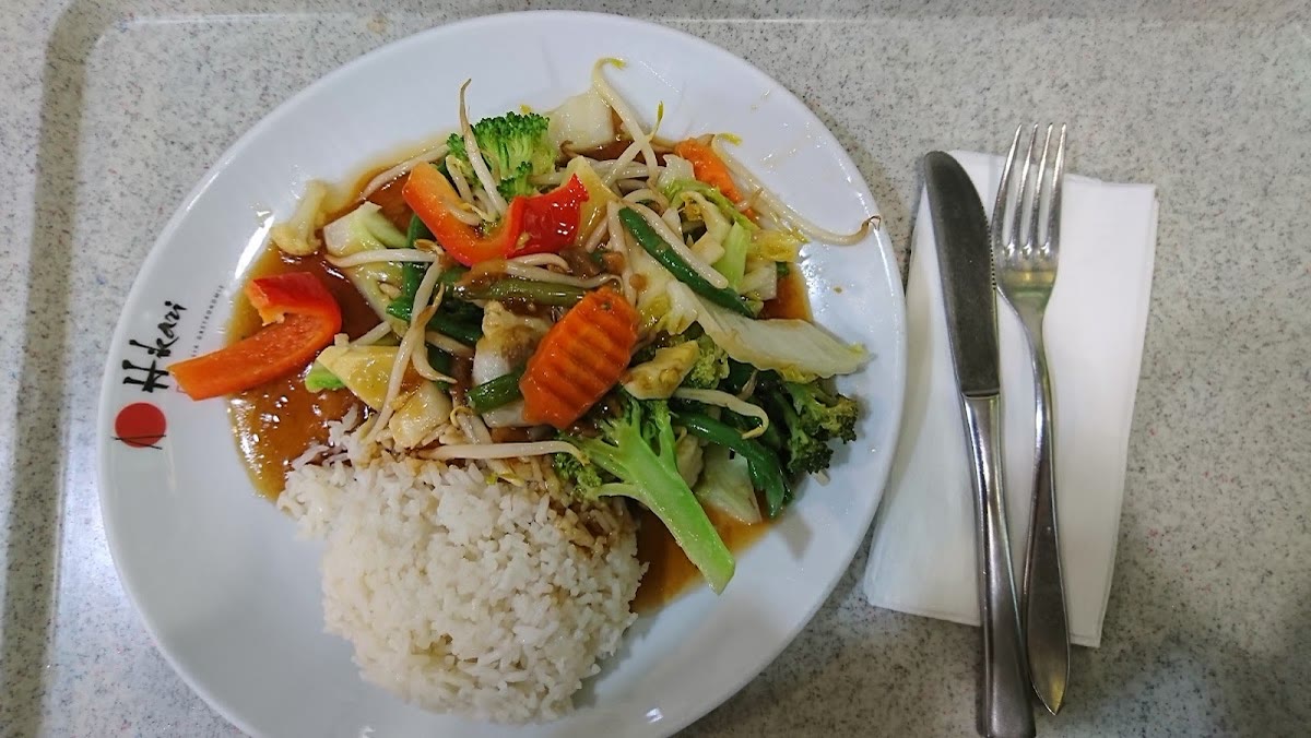 23. Gemüsepfanne mit Soja-Sauce