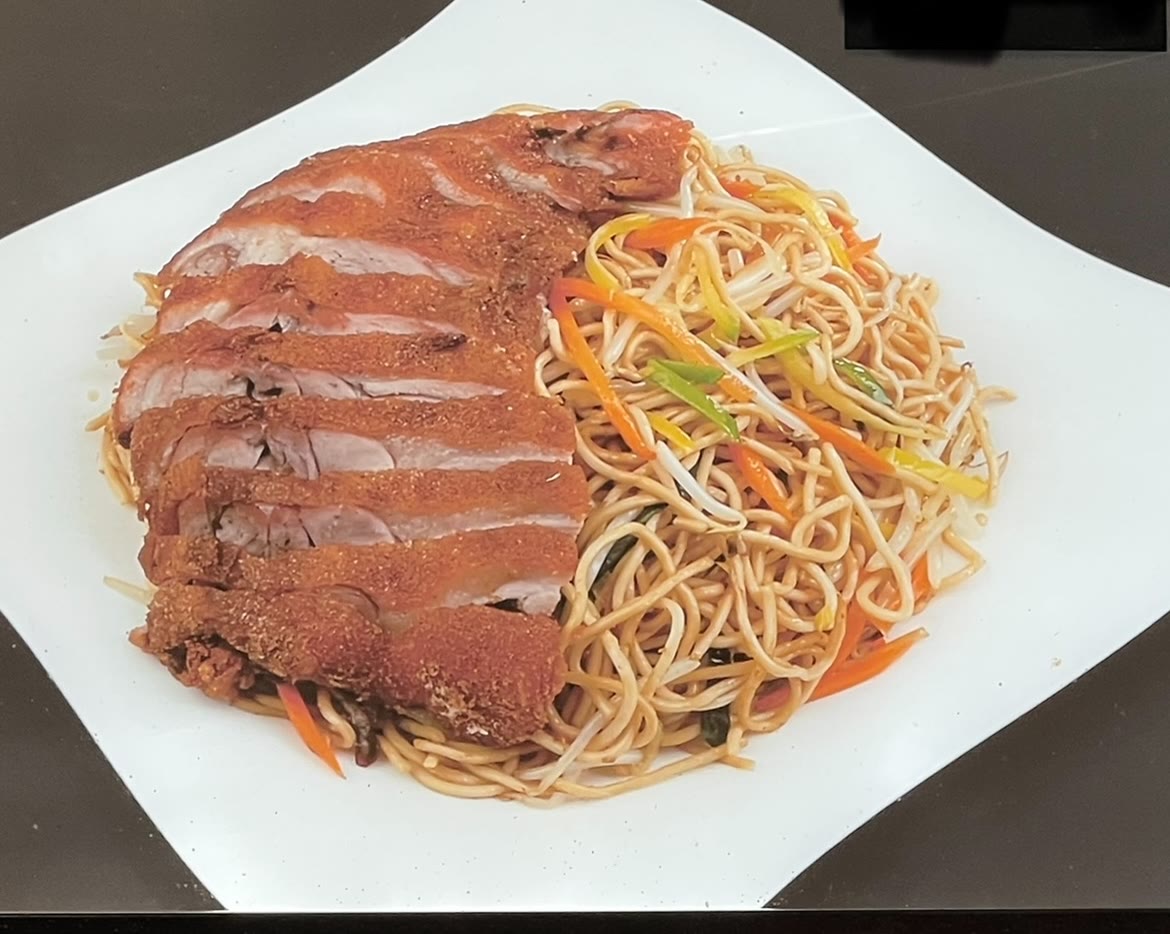 11. Bratnudeln mit Ente und Gemüse